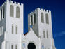 Exterior of Roman Catholic Church of Samoa.