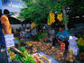 Male market, bananas and coconuts are grown locally however much of the other produce is imported.