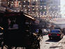 Horse drawn carriage through Chinatown in Manila.