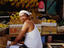 Fruit stall vendor, Manila