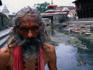 Sadhu by the Bagmati River from Kathmandu.