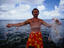 Samoan fisherman, Funafuti Atoll, Tuvalu