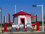 The unique Teapot Dome service station.