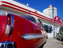 Classic 1950s style Diner, Ruby's Autodiner, Laguna Beach, Orange County.