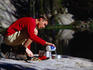Breakfast time near John Muir Trail in the Yosemite National Park.