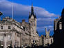 View along Union Street to the Citadel and Mercat Cross.