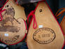 'Botas curados', locally made flasks for sale outside the Mercado Central (market).