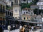 Packed donkey, a traditional form of transport, in the cobbblestone streets of Hydra Town.
