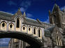 The flying bridge section of Christ Church cathedral dating from between 1871-78. The largely Catholic population in Ireland means that the Church of Ireland cathedral is somewhat neglected.
