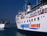 Ferries at Piraeus, the departure port for services to the Greek Islands.
