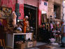 Interesting junk and treasures for sale in a second-hand shop, Ermou.