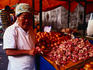 Garlic and onions for sale at a Street Market - Sao Paulo, Sao Paulo