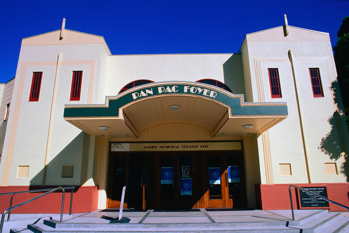 The Municipal Theatre - one of many peak Art Deco's buildings in Napier.