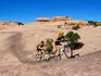 Mountain biking at Slickrock Bike Trail area.