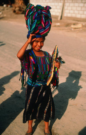 Young girl, bracelet vendor - Panajacel, Solola