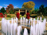 Water jets at Circle Garden, Chicago Botanic Garden, Glencoe.