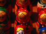 Russian Bubushka dolls, traditional painted wooden stacking dolls - St Petersburg