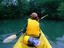 Kayaking down the Isla Damas estuary in Costa Rica's Manuel Antonio National Park.