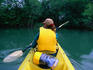 Kayaking down the Isla Damas estuary in Costa Rica's Manuel Antonio National Park.
