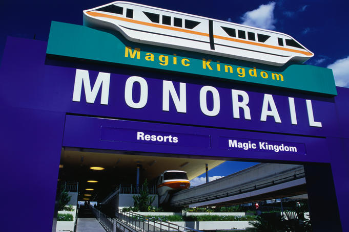 disney magic kingdom orlando. Orlando Image Disney Magic Kingdom, Orlando. Monorail at Disney#39;s Magic Kingdom.