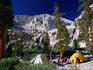 Campers on the Whitney Portal Trail, in the Sierra Nevada mountains.