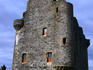 Ruin of Scalloway castle, built in 1600 by the notorious Earl Patrick Stewart with slave labour