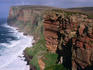 Old Red Sandstone Cliffs toward St Johns Head.
