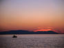 Sunrise breaks over Lake Baikal.