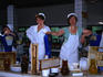 Women selling honey at the Kuznechny Market