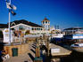 Tour boats at dock on Potomac River.