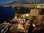 Aerial view of the Marina Grande and the Gulf of Naples.