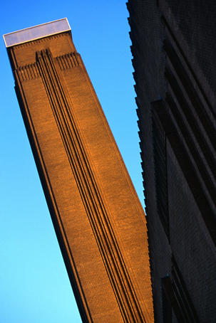 Tower of the Tate Modern, formerly the Bankside Power Station.