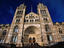 With this dramatic blue and sandstone brick and terracotta frontage, the neogothic building housing the Natural History Museum was designed in the 1870s. Carvings of plants and animals adorn the entrance.