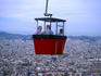 A good way to see the city of Barcelona and the city's small mountain, Montjuic is from the cable-car.