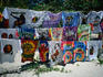 T-shirts for sale on Negril beach.