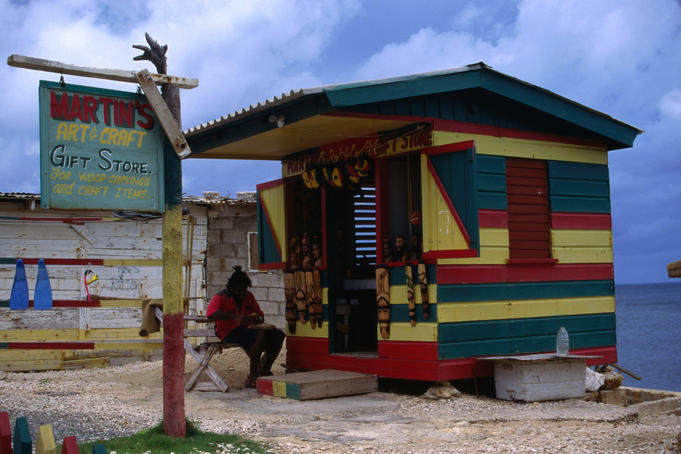 Negril gift shop.