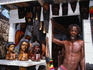 Negril wood carvings and their maker.
