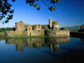 Caerphilly Castle in south Wales is one of the largest castles in the UK. It was built by Gilbert de Clare (an English baron) between the years 1268 and 1271.