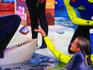Feeding time at the Miami Sea aquarium: Killer Whale ( Orcinus orca ) - Miami, Florida