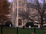 Heavy reading outside the grounds of the historic Georgetown Univerity in Washington DC.