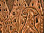 Detail of copper representation of 