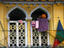 Child plays basketball, House balcony, Malaysia