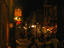 Night street scene in old city.