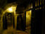 Entrance to death row cell (right) and corridor of underground Lochgefangnis (prison) below Altes Rathaus (city hall).