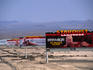 'Showgirl' billboards line the route between Califonia and Las Vegas.