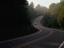 Car driving down Highway 101.
