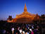 Early morning ceremony, Pha Tat Luang Festival.