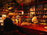 A customer at the bar of Cafe L'Affare.