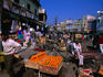 Fruit stall on Ramdwara Road which joins Pahar Ganj midways, Old Delhi.