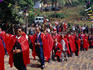 Procession for the Feast of Three Kings at Reis Magos Church in North Goa. The annual festival on January 6 re-enacts the story of the three kings bearing gifts for Christ.